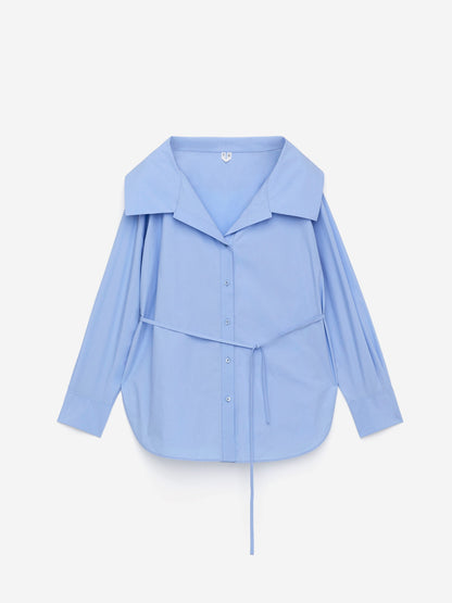Wide-Collar Blouse