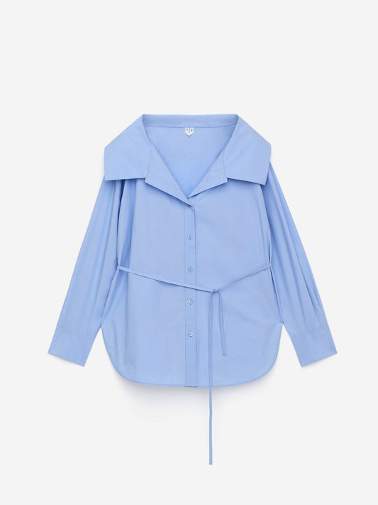 Wide-Collar Blouse
