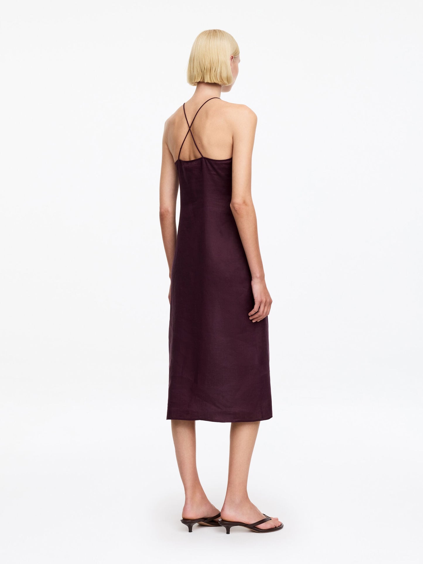 Linen Midi Dress