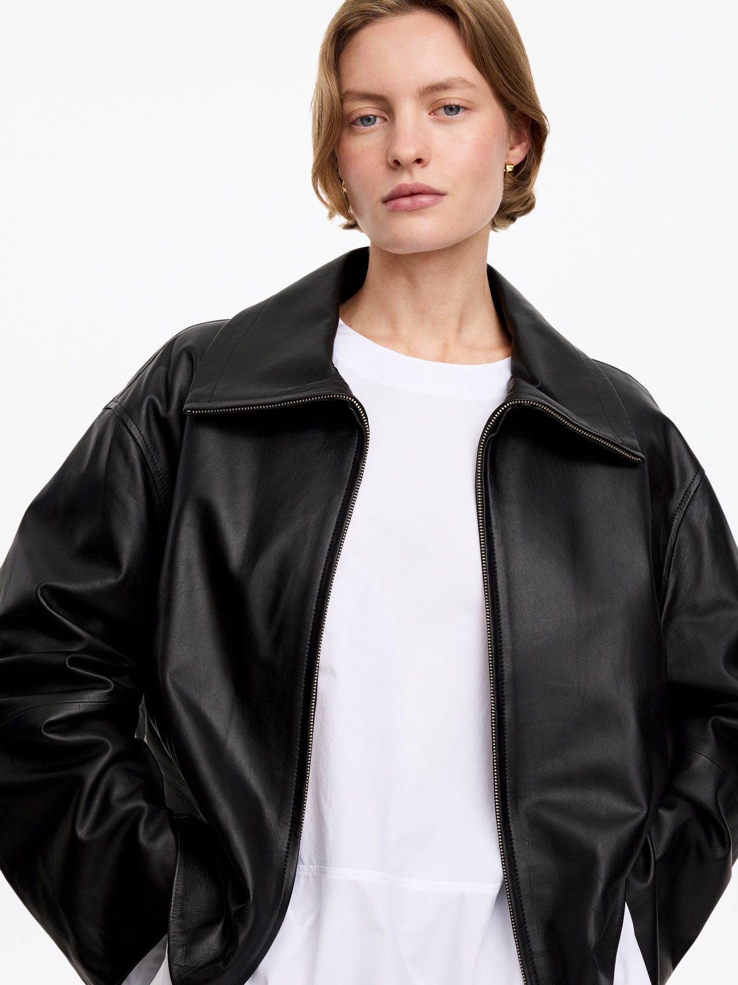 Short Leather Jacket