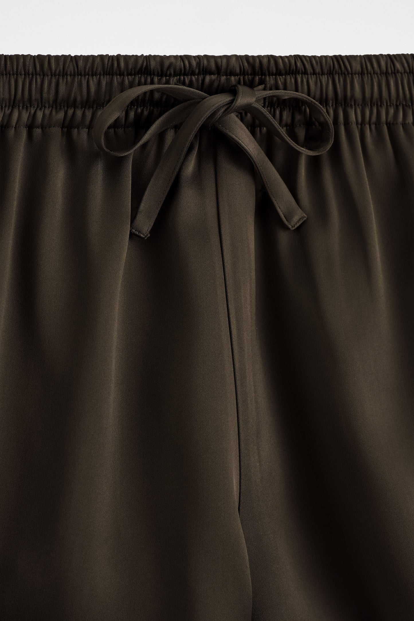 Satin Track Shorts