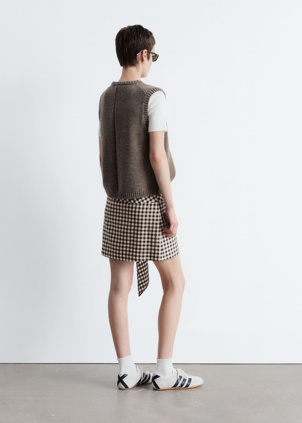 Checkered Mini Skirt