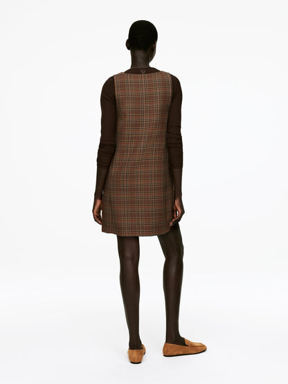 Check Mini Dress