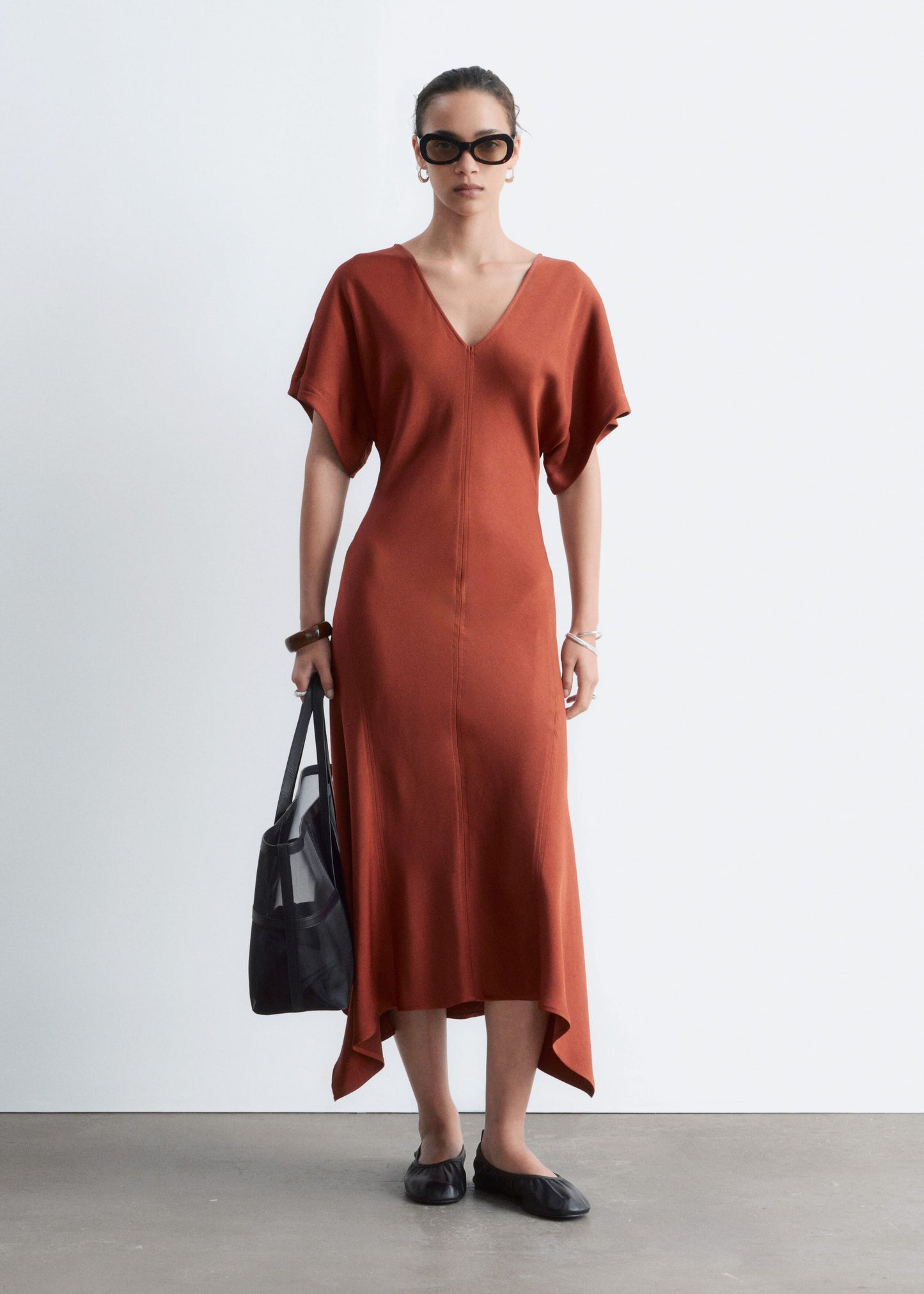 V-Neck Maxi Dress
