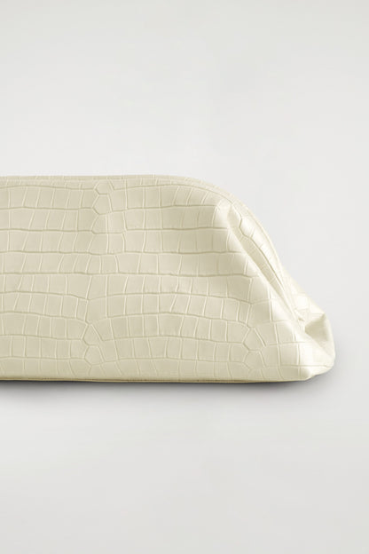 Ingot Leather Clutch Bag