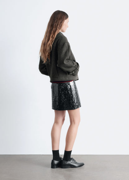 Sequin Mini Skirt