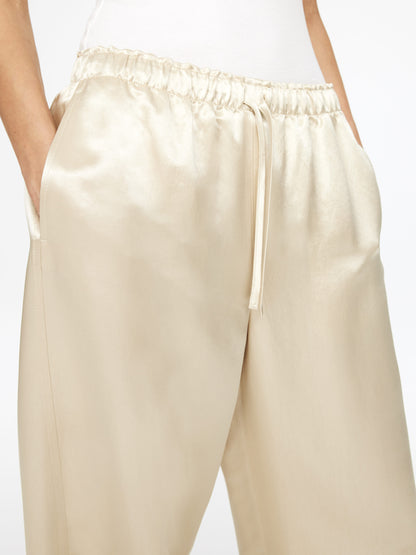 Drawstring Satin Trousers