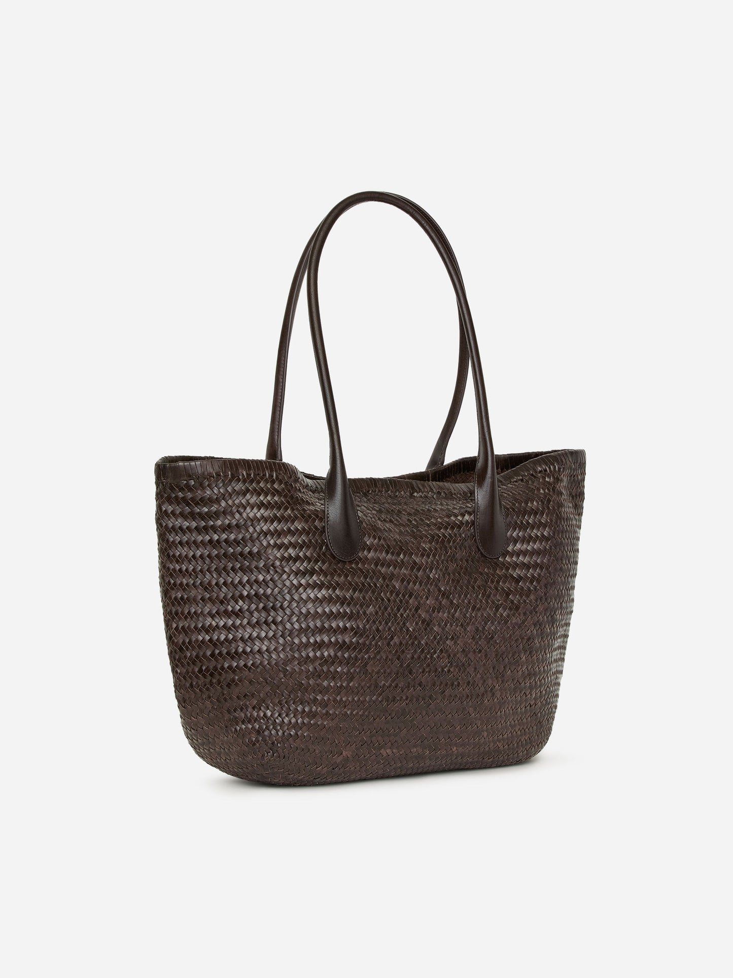 Woven Leather Tote