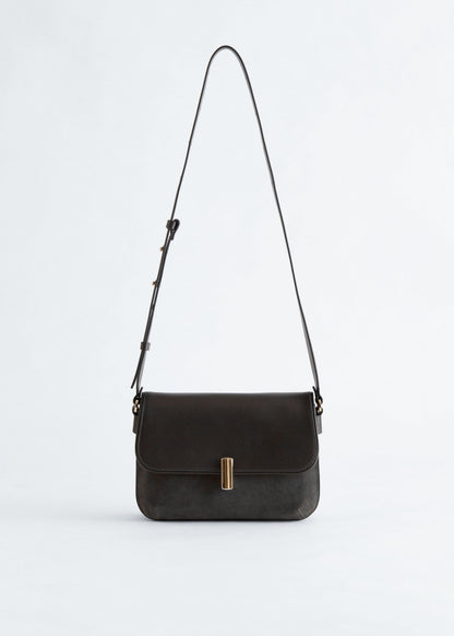 Dual Leather Crossbody Bag
