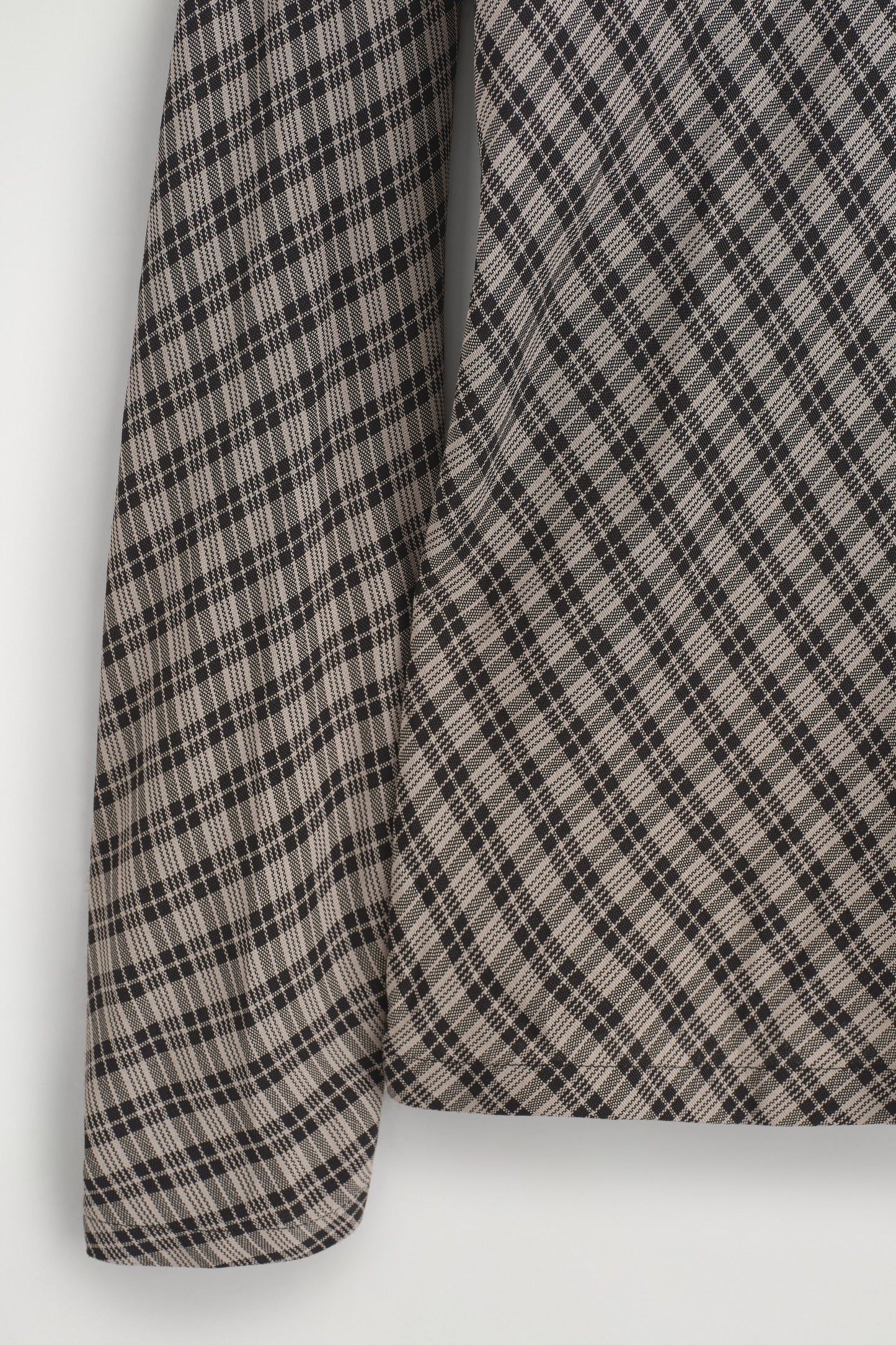 Draped Checked Top