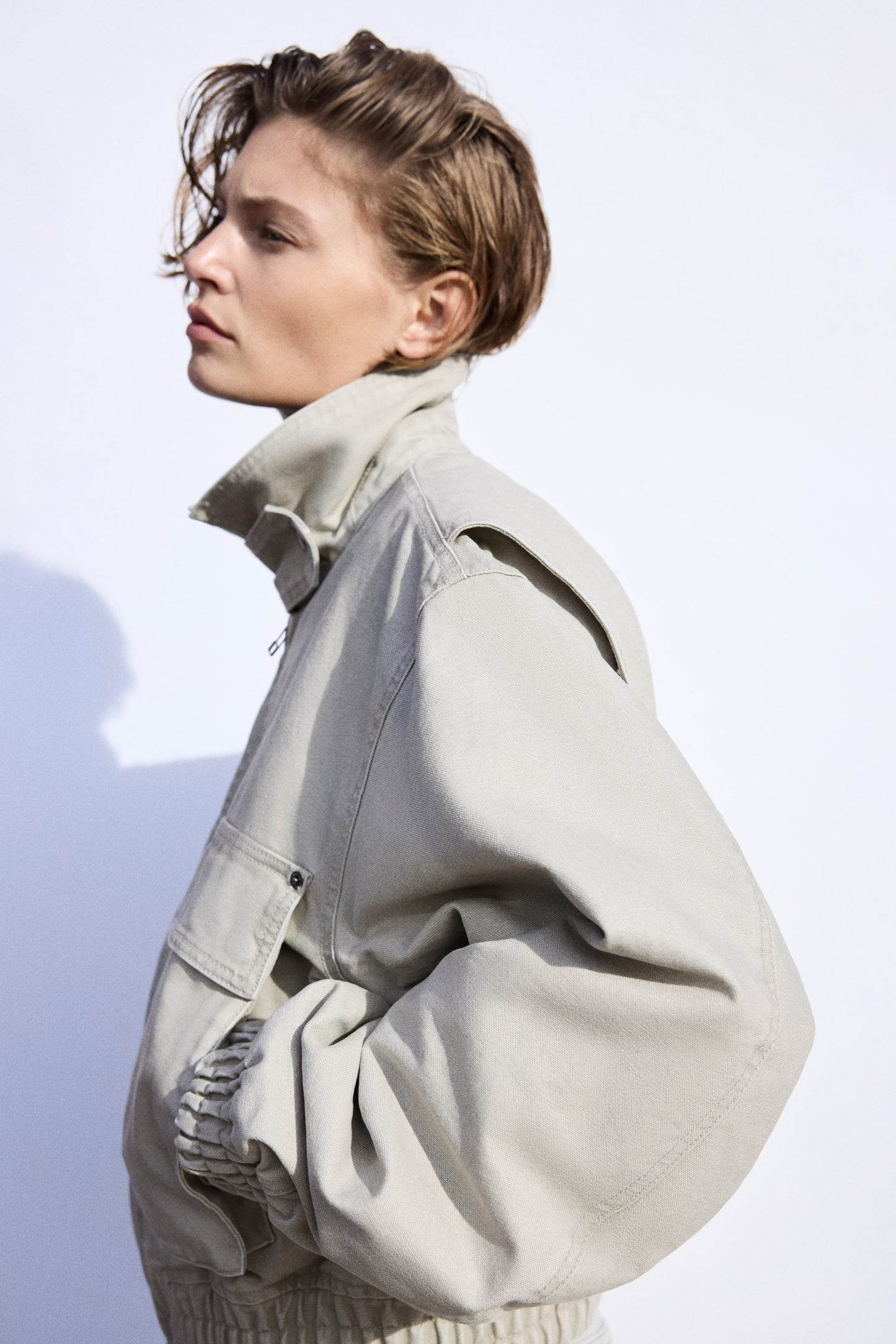 Padded canvas jacket