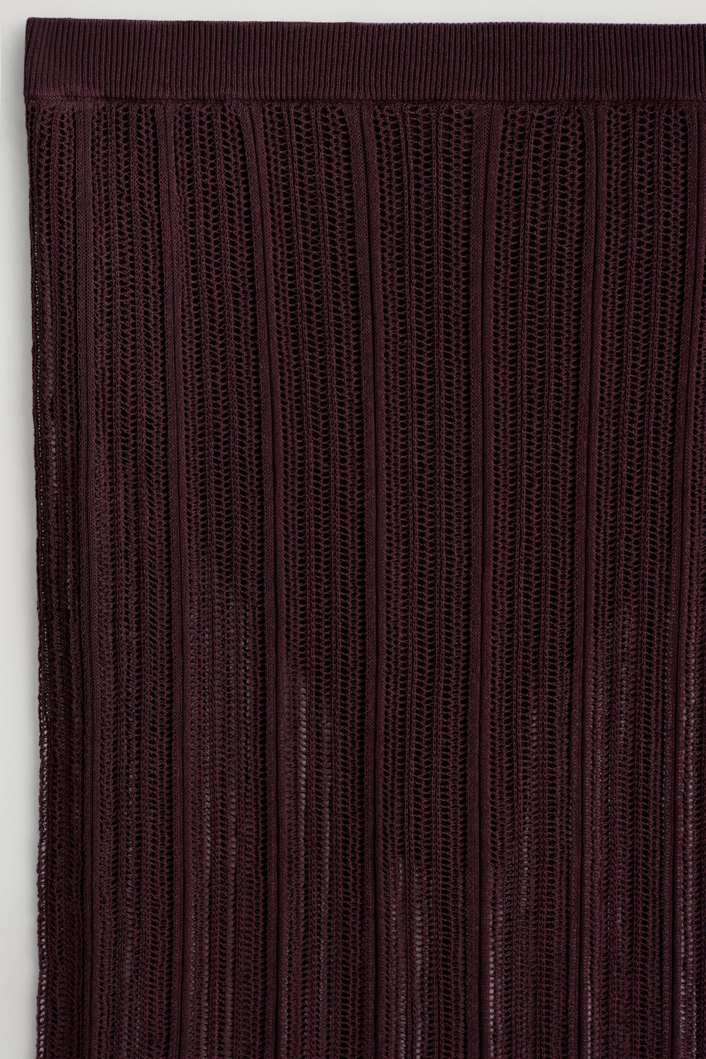 Sheer Lace-Knit Skirt