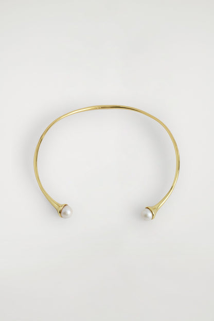 Freshwater Pearl Cuff Necklace