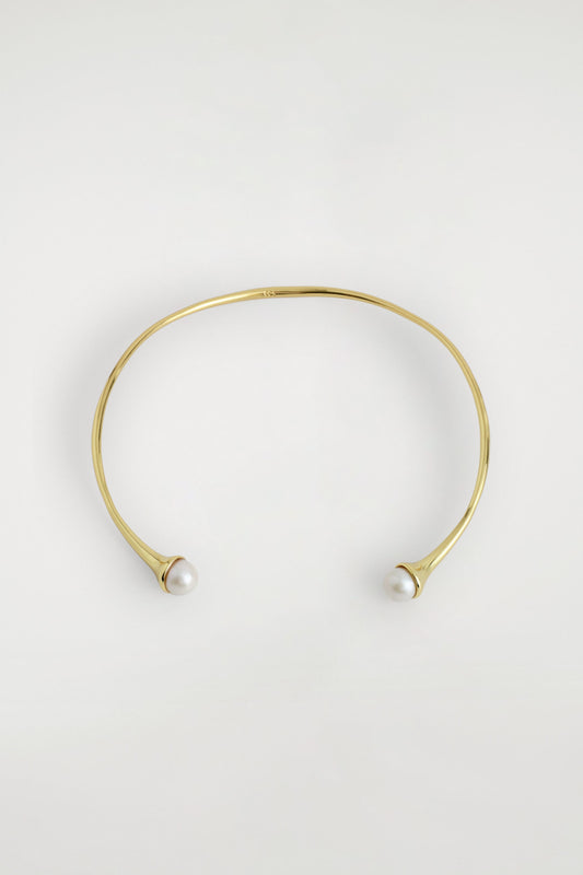 Freshwater Pearl Cuff Necklace