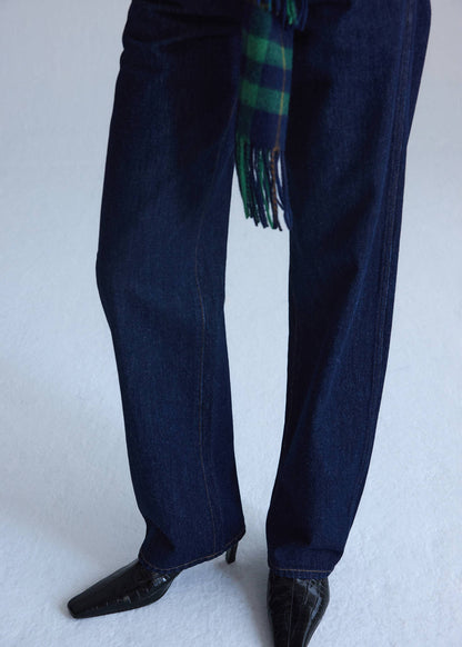 Low-rise balloon jeans