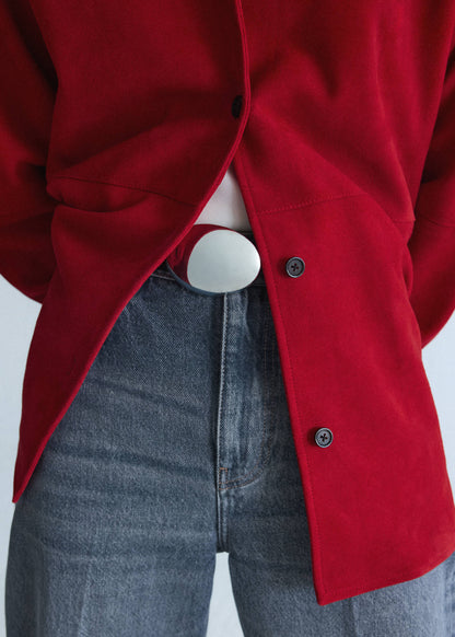 Ankle-length balloon jeans