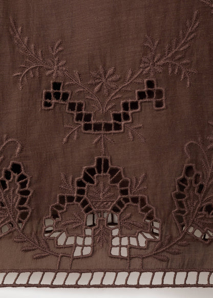 Lace dress with bead detail