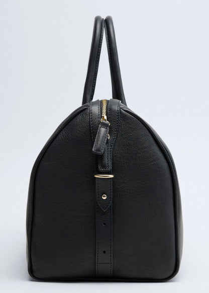 Leather bag with twin handles