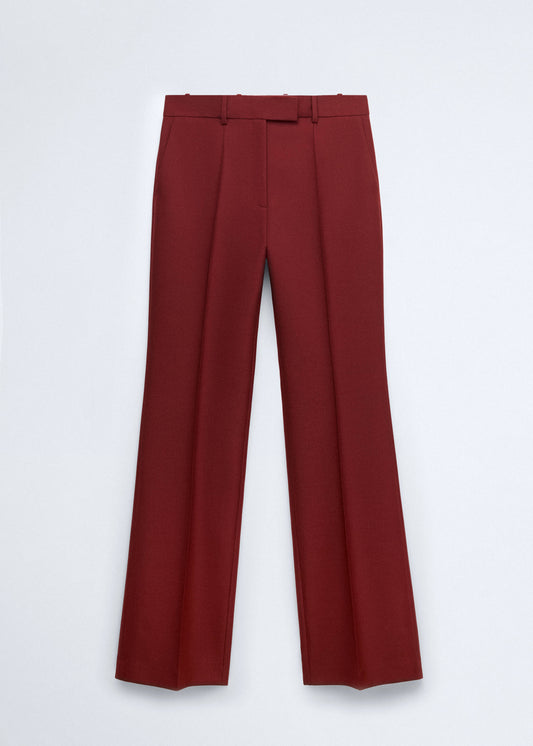 Wool suit trousers