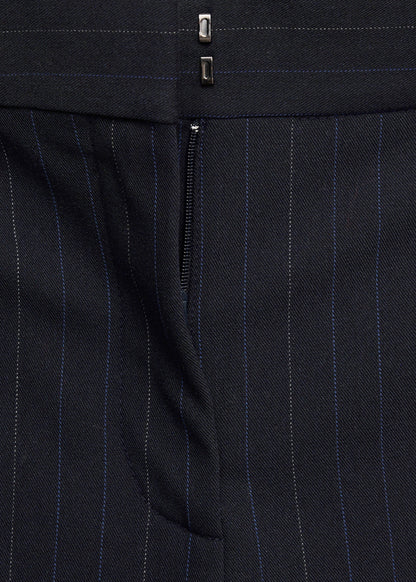 Pinstripe suit trousers