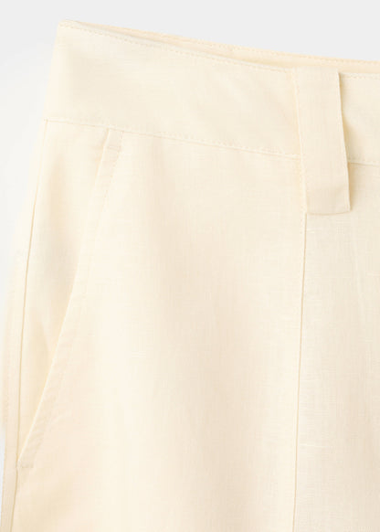 Linen balloon trousers