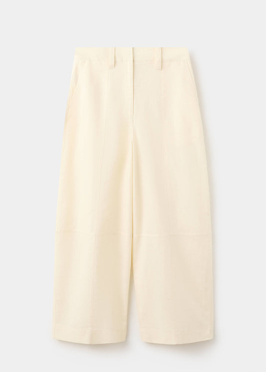 Linen balloon trousers