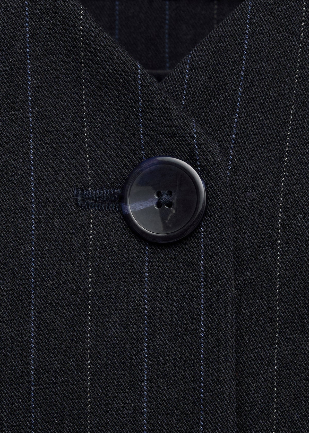 Wool pinstripe blazer