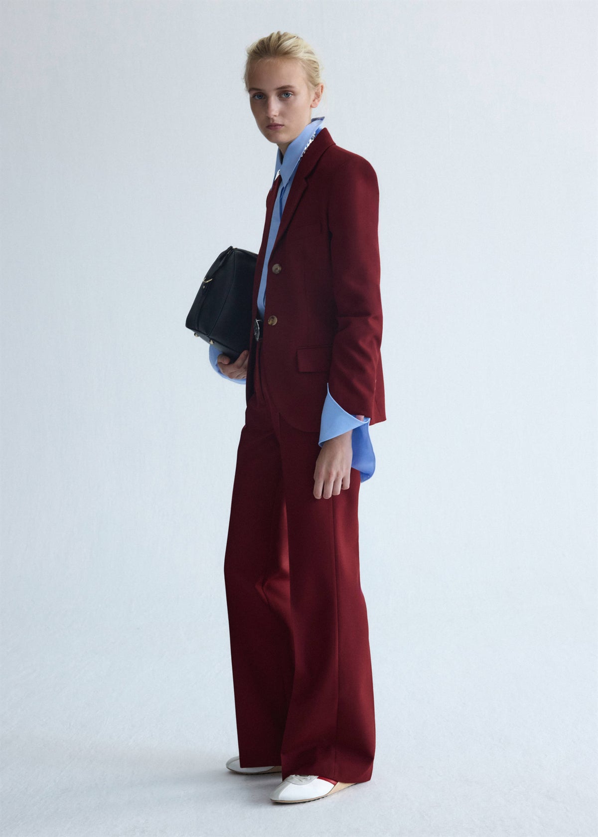 Wool suit blazer