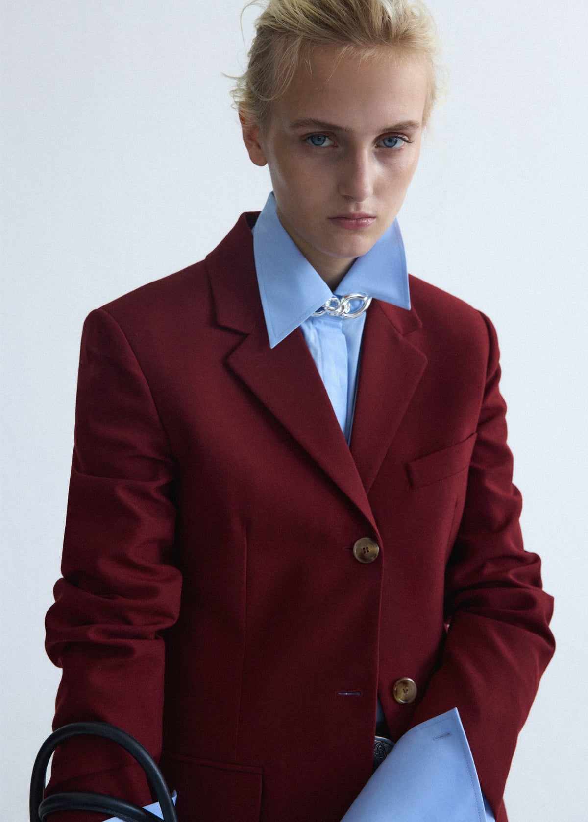 Wool suit blazer