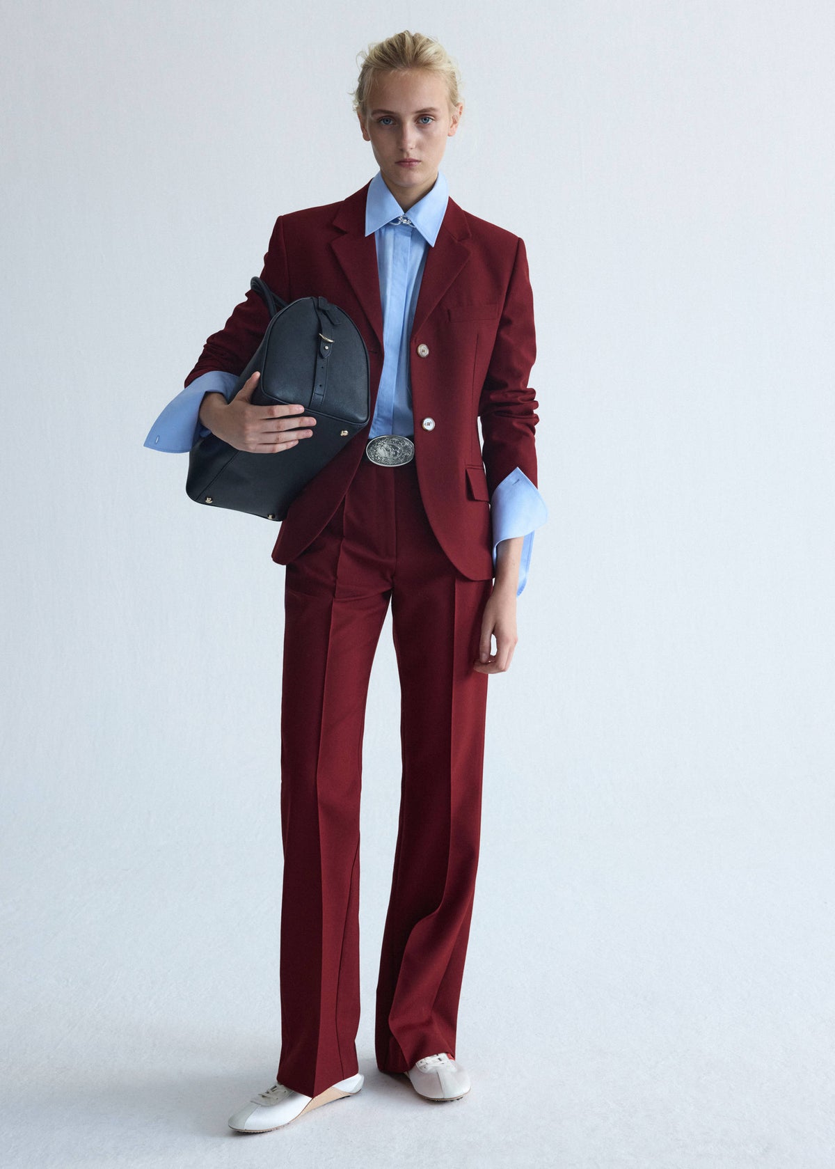 Wool suit blazer