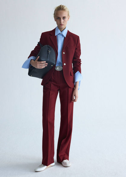 Wool suit blazer