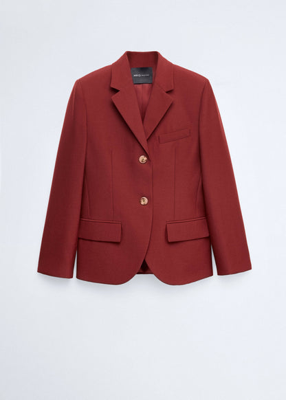Wool suit blazer