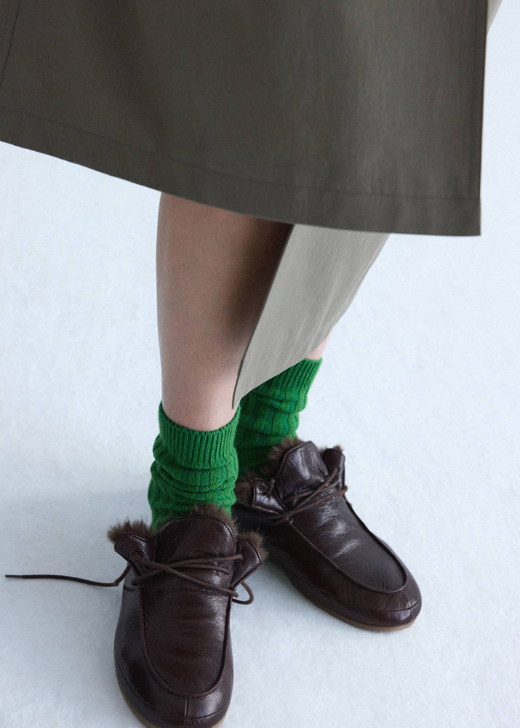 Wool-blend socks