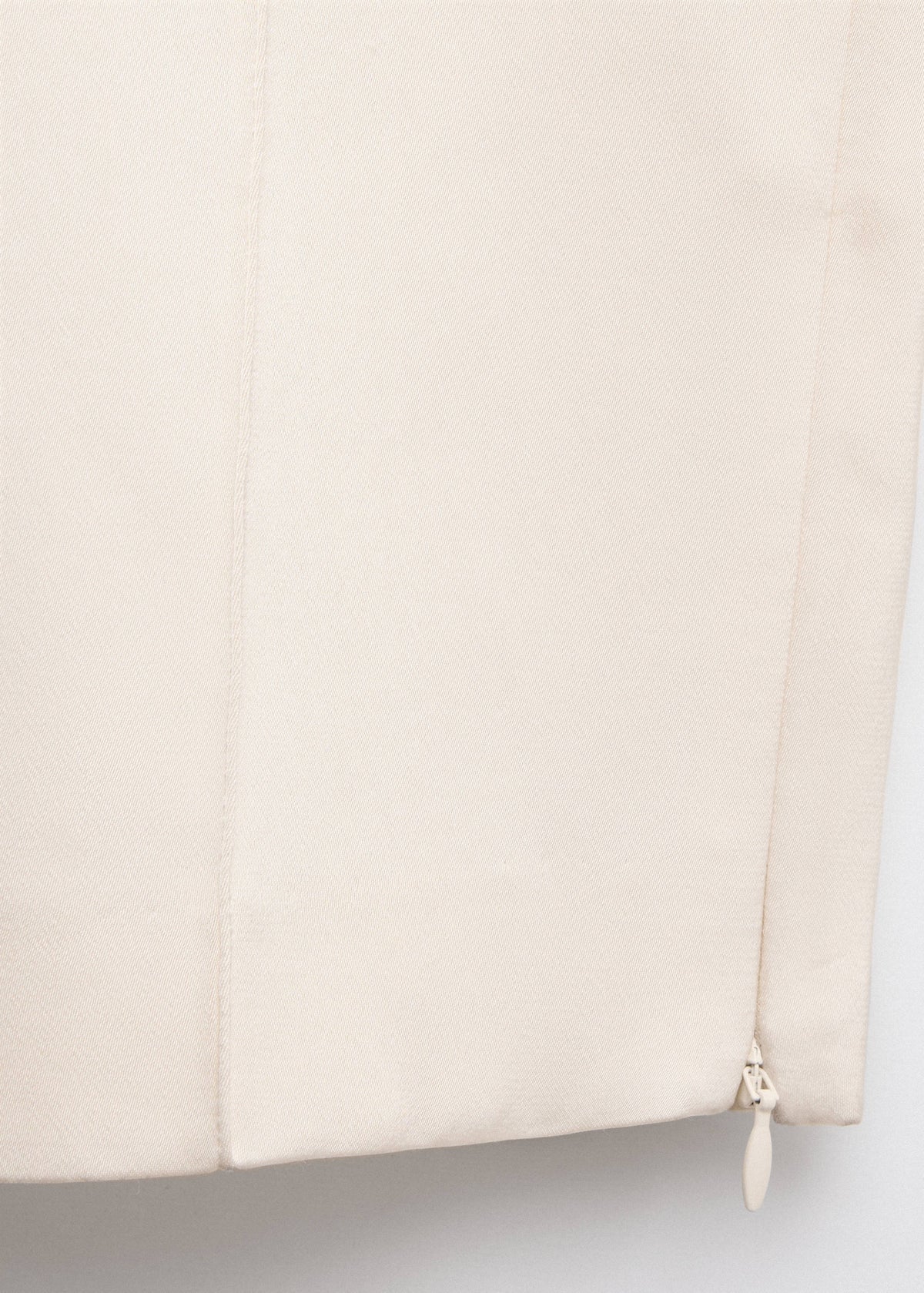 Satin trousers with hem slits