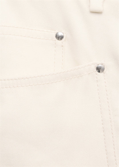 Balloon trousers with decorative seams