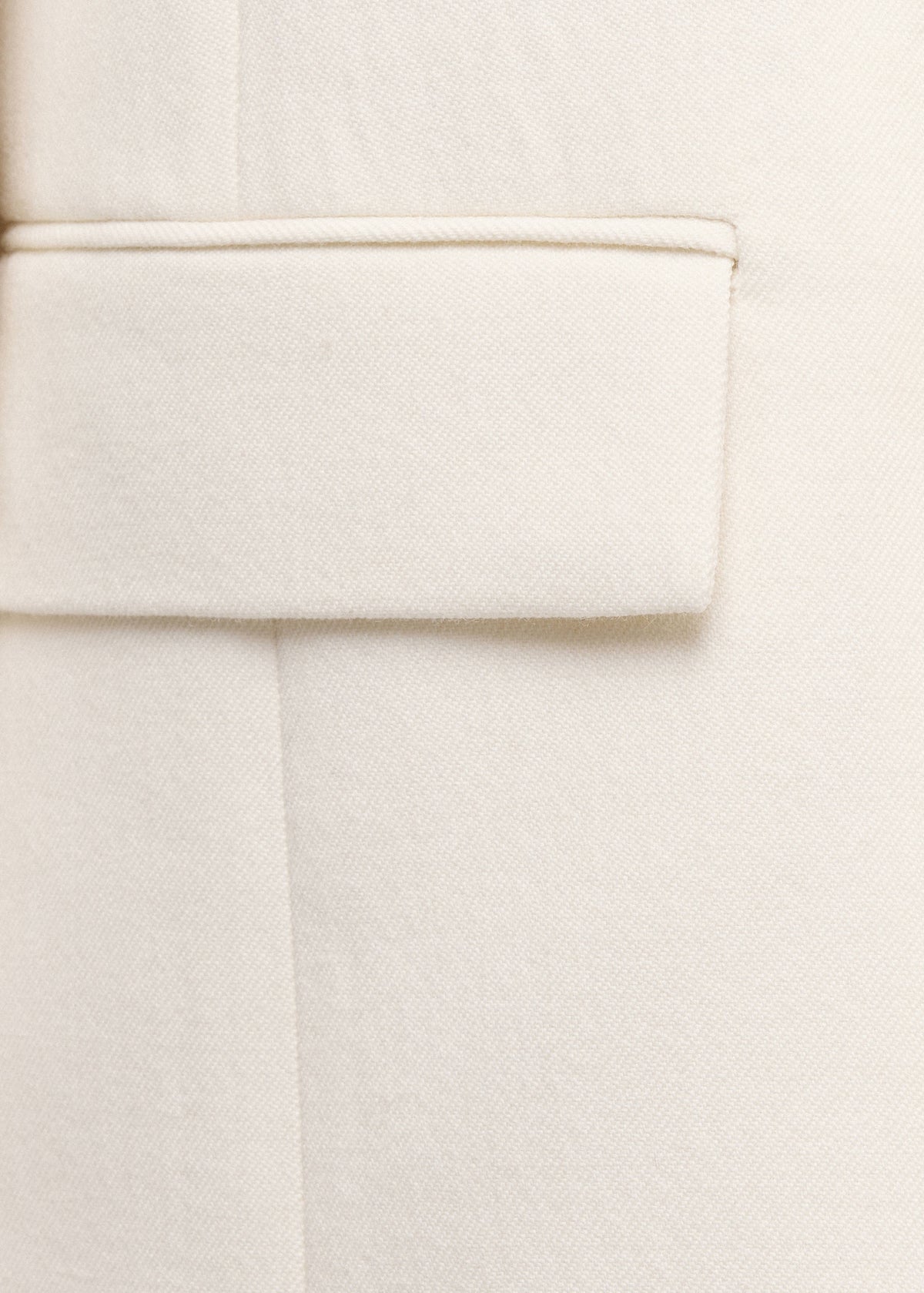 Double-breasted wool blazer