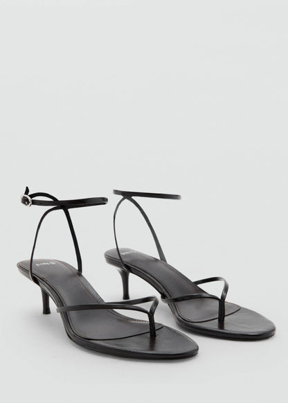 Strappy heeled sandals