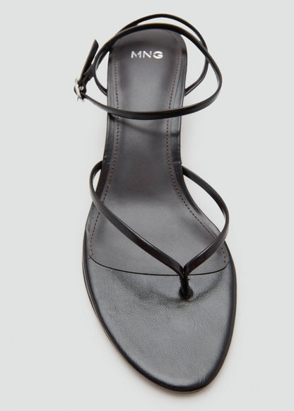 Strappy heeled sandals