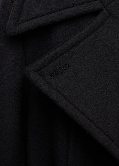 Woollen coat with belt