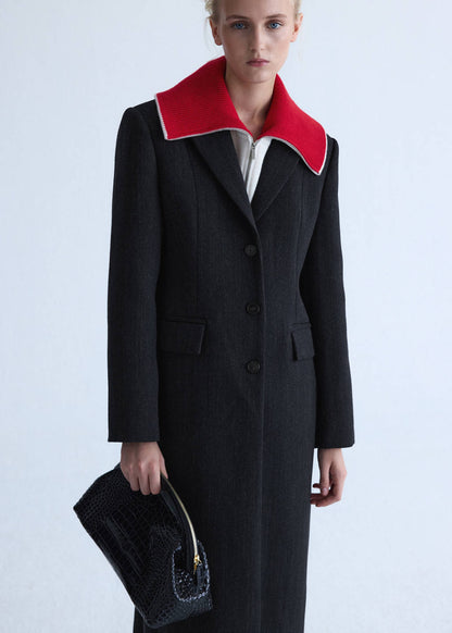 Tailored wool coat