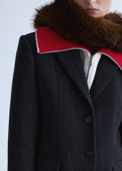 Tailored wool coat