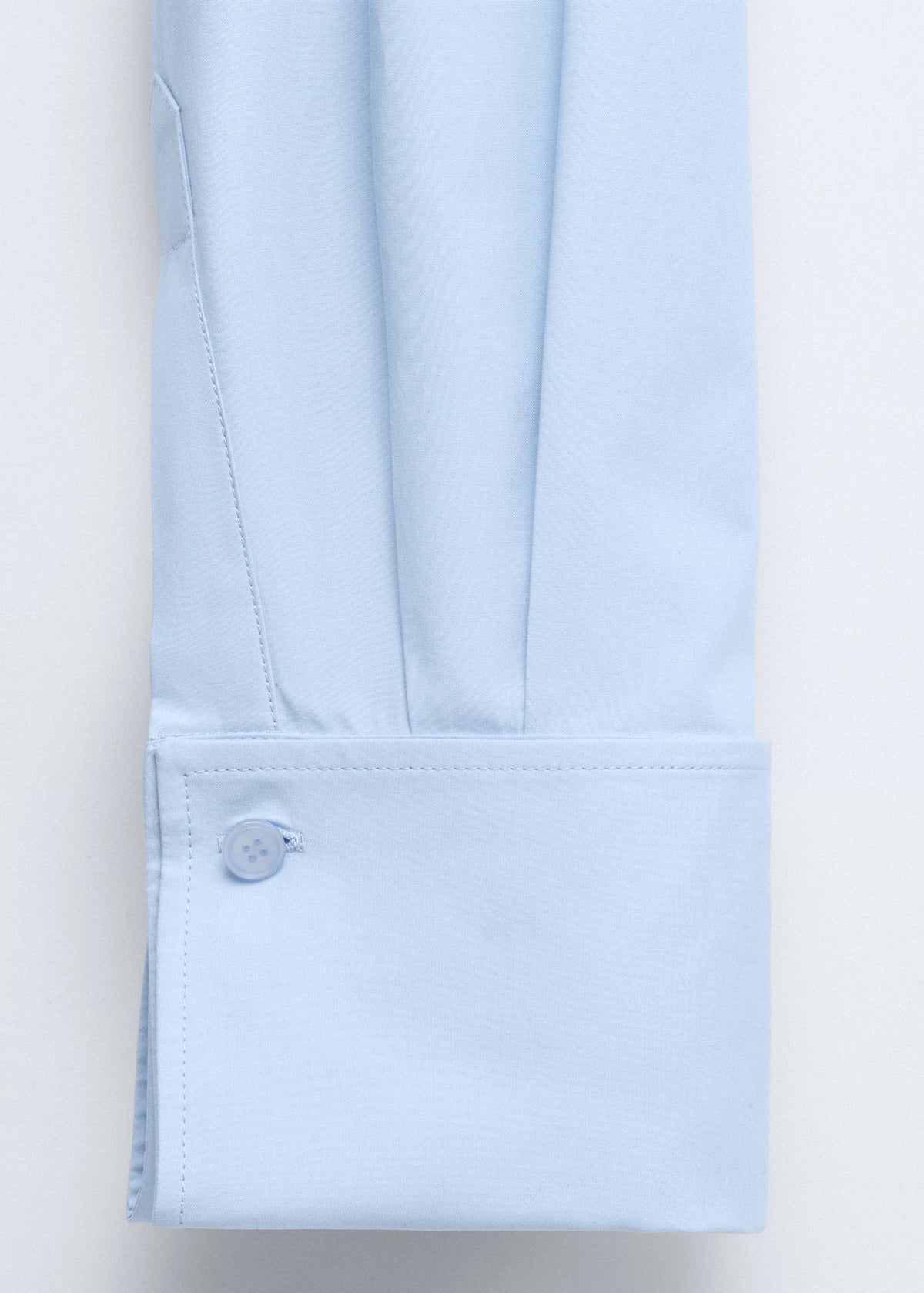 Straight poplin shirt