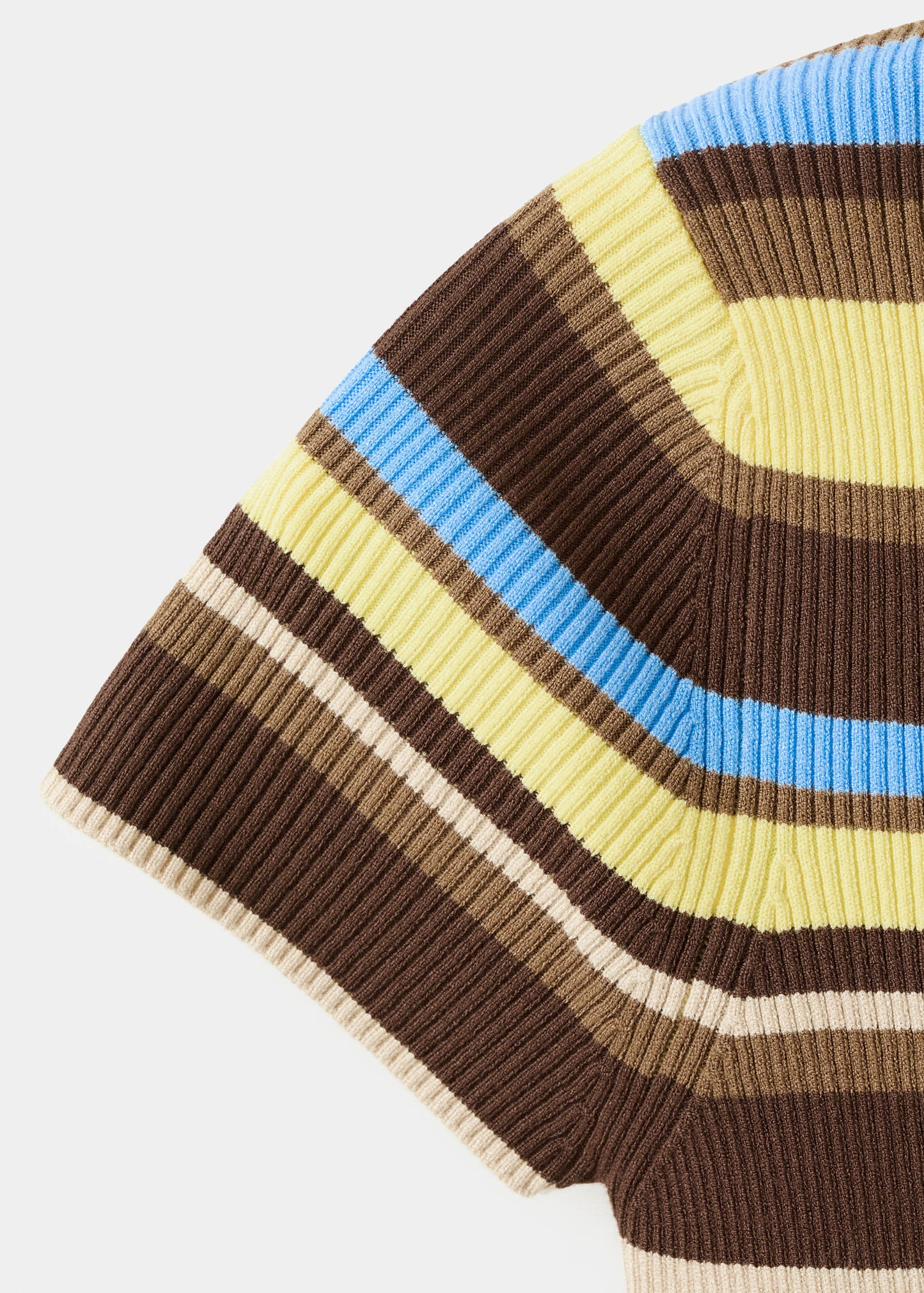 Striped rib sweater