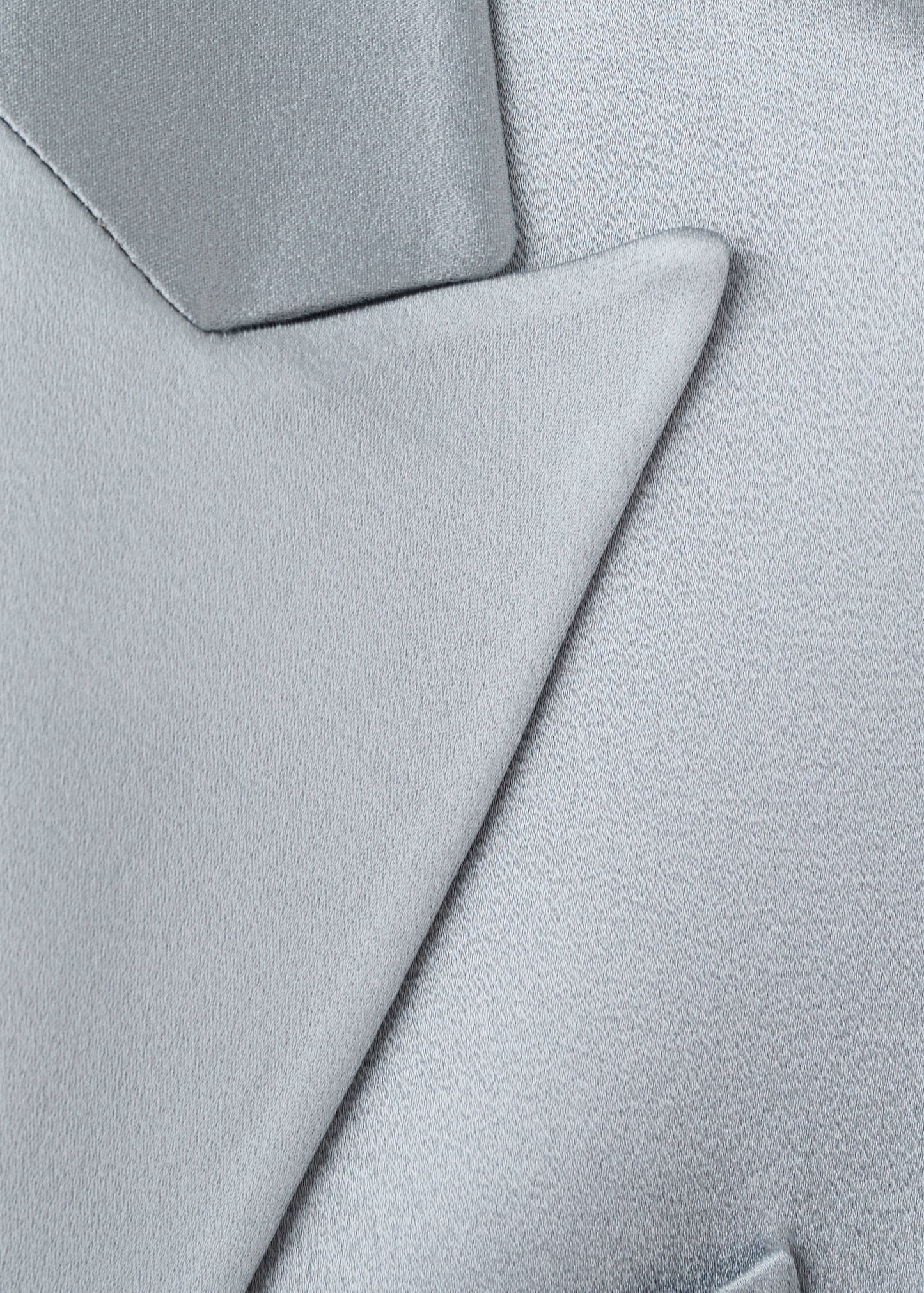Topstitched lapel blazer