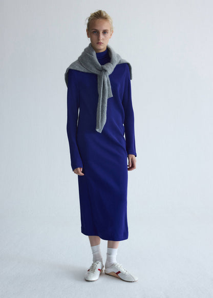 Turtleneck midi-dress