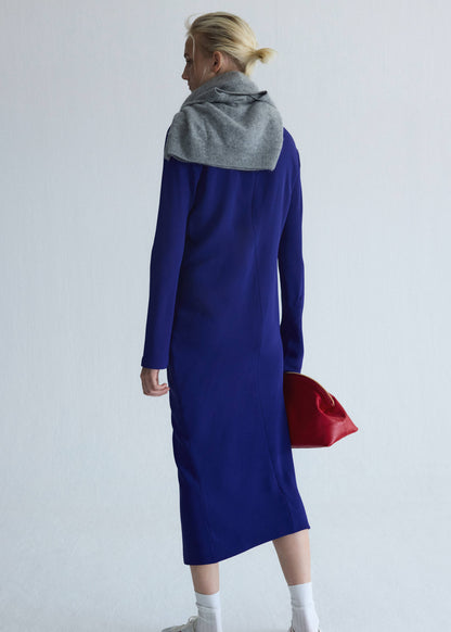 Turtleneck midi-dress