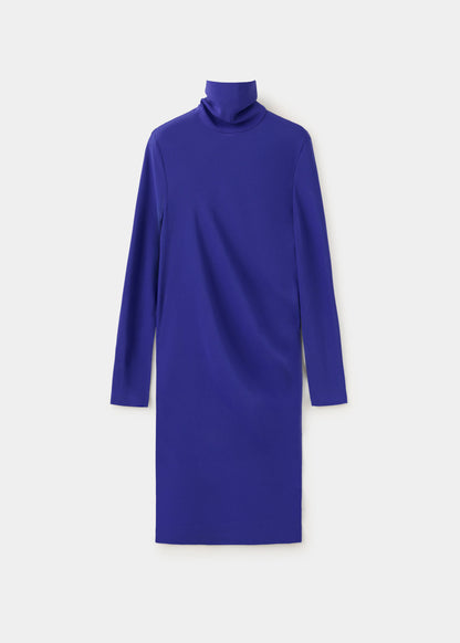 Turtleneck midi-dress