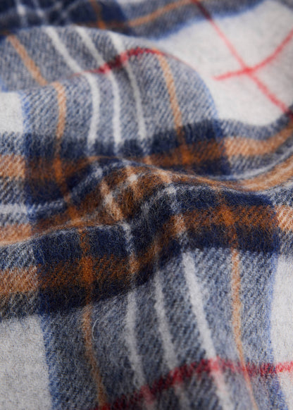 Woollen check scarf