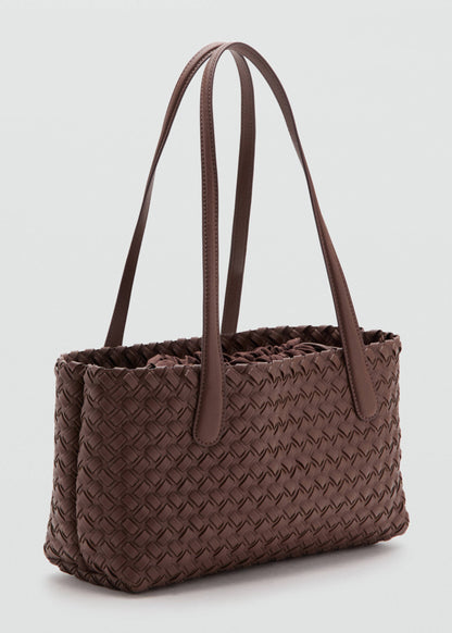 Braided tote bag