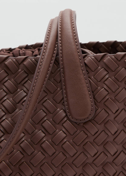 Braided tote bag
